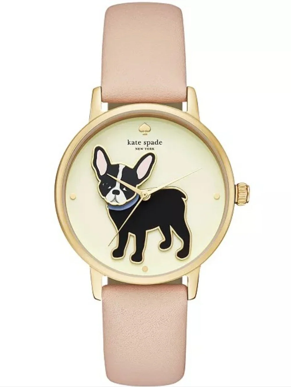 NIB Kate Spade Grand Metro Women's Beige Dial Quartz Watch KSW1345